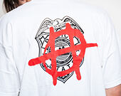 Triko HUF Riot T-Shirt - white