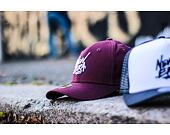 Dětská Kšiltovka New Era 9FORTY Script Child Maroon / White Strapback