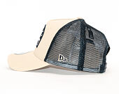 Kšiltovka New Era 9FORTY Trucker Rockbay Stone / Navy Snapback
