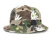 Klobouk New Era Military Bucket Flower Explorer Woodland Camo