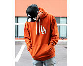 Mikina New Era Vintage Big Logo Hoody Los Angeles Dodgers Cooperstown Rust