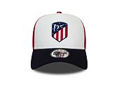 Kšiltovka New Era 9FORTY A-Frame Trucker Athletico Madrid Foam Filled White
