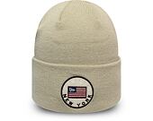 Kulich New Era Flagged Out Cuff Knit Stone