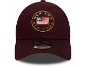 Kšiltovka New Era 9FORTY Flagged Maroon