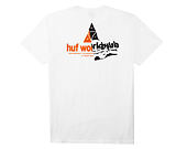 Triko HUF Giga Melt Tee White