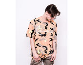 Triko Karl Kani Signature Camo Tee 6060598 Camel/Black/Coral/Yellow