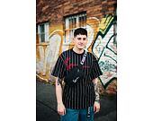 Triko Karl Kani Signature Pinscript Tee 6060587 Black/White/Red