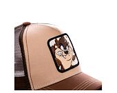 Dětská Kšiltovka Capslab - Trucker Looney Tunes - Taz - Brown YOUTH