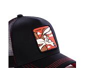 Kšiltovka Capslab - Trucker Looney Tunes - Wile E. Coyote - Black / Red