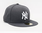 Kšiltovka New Era 59FIFTY New York Yankees League Basic Dark Grey / White