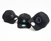 Kšiltovka Mitchell & Ness Golden State Warriors 615 Black Siege
