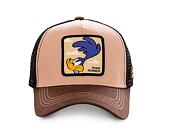 Kšiltovka Capslab - Trucker Looney Tunes - The Roadrunner v.2 Trucker Sand / Brown