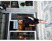Triko Champion Crewneck T-Shirt Black 215341 KK001NBK