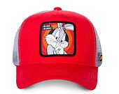 Kšiltovka Capslab - Trucker Looney Tunes - Bugs Bunny - Red / Grey