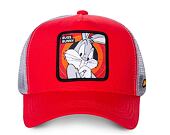 Kšiltovka Capslab Trucker Looney Tunes - Bugs Bunny Red LOO/BUG1