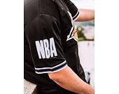 Triko New Era NBA Oversized Applique Tee Los Angeles Lakers Black