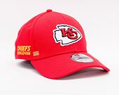 Kšiltovka New Era 39THIRTY NFL20 Sideline Home Kansas City Chiefs Stretch Fit Team Color