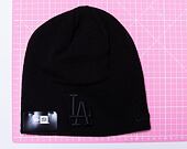 Kulich New Era MLB League Essential Skull Knit Los Angeles Dodgers Black
