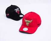 Kšiltovka Mitchell & Ness Chicago Bulls Black Bullion Snapback Red