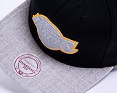Kšiltovka Mitchell & Ness Los Angeles Lakers Black Heather Reflective Snapback