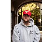 Kšiltovka Mitchell & Ness Chicago Bulls Black Bullion Snapback Red