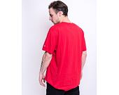 Triko New Era Split Logo Tee Chicago Bulls Front Door Red