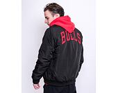 Bunda New Era Team Logo Jacket Chicago Bulls Black