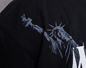 Triko HUF Landmarks T-Shirt Black
