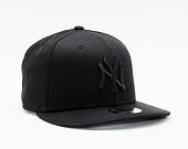 Dětská kšiltovka New Era 9FIFTY Kids MLB Esesntial kids New York Yankees Snapback Black / Black
