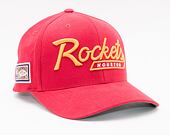 Kšiltovka Mitchell & Ness Houston Rockets 831 Vintage Tailscript Red