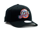 Kšiltovka Mitchell & Ness Utah Jazz 537 Team Logo High Crown Black