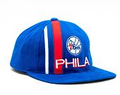 Kšiltovka Mitchell & Ness INTL847 Philadelphia 76ers Time Stripe Deadstock