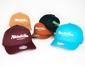 Kšiltovka Mitchell & Ness Pinscript High Crown 110 Burnt Orange / Silver Grey Snapback
