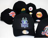 Kšiltovka Mitchell & Ness New York Knicks 537 Team Logo High Crown Black