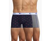 Pánské Boxerky Champion 2-Pack Mix2 Navy/Grey