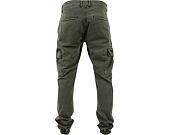 Kalhoty Urban Classic TB1435 Washed Cargo Twill Jogging Pants Olive