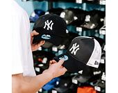 Kšiltovka New Era - MLB Clean 9FORTY Trucker - NY Yankees - Navy / White