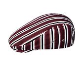 Bekovka Kangol Retro Stripe Driving Cap Cordovan K5274-CR216