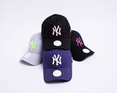 Dámská kšiltovka New Era 9FORTY Womens MLB Color Essential New York Yankees Strapback Black / Purple