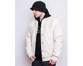 Bunda Karl Kani OG Fake Leather Jacket Off White 6075088