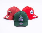 Kšiltovka Mitchell & Ness Milwaukee Bucks Solid Redline Dropback Dark Green