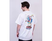 Triko HUF Street Fighter Chun-Li & Cammy T-Shirt White