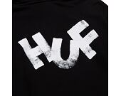 Mikina HUF Haze Brush Hoodie Black
