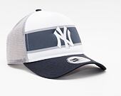 Kšiltovka New Era 9FORTY Trucker MLB Retro New York Yankees Snapback Optic White / Navy