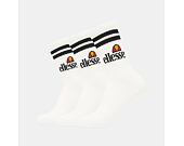 Balení 3 párů Ponožek Ellesse Pullo 3Pack USHEW002AS White/Navy