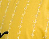 Triko Karl Kani KK Signature Logo Pinstripe Tee Yellow/White 6030782