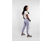 Dámské tepláky Kappa 222 BANDA WRASTORIA Slim Lilac/White/Light Grey