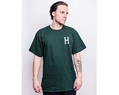 Triko HUF Essentials Classic H T-Shirt Dark Green