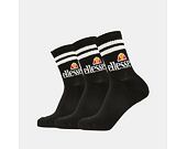 Balení 3 párů Ponožek Ellesse Pullo 3Pack USHEW002AS Black