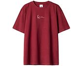 Triko Karl Kani Small Signature Tee Dark Red